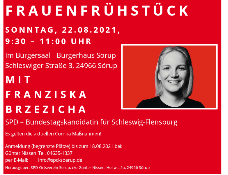 EInladung Frauenfrühstück Sörup