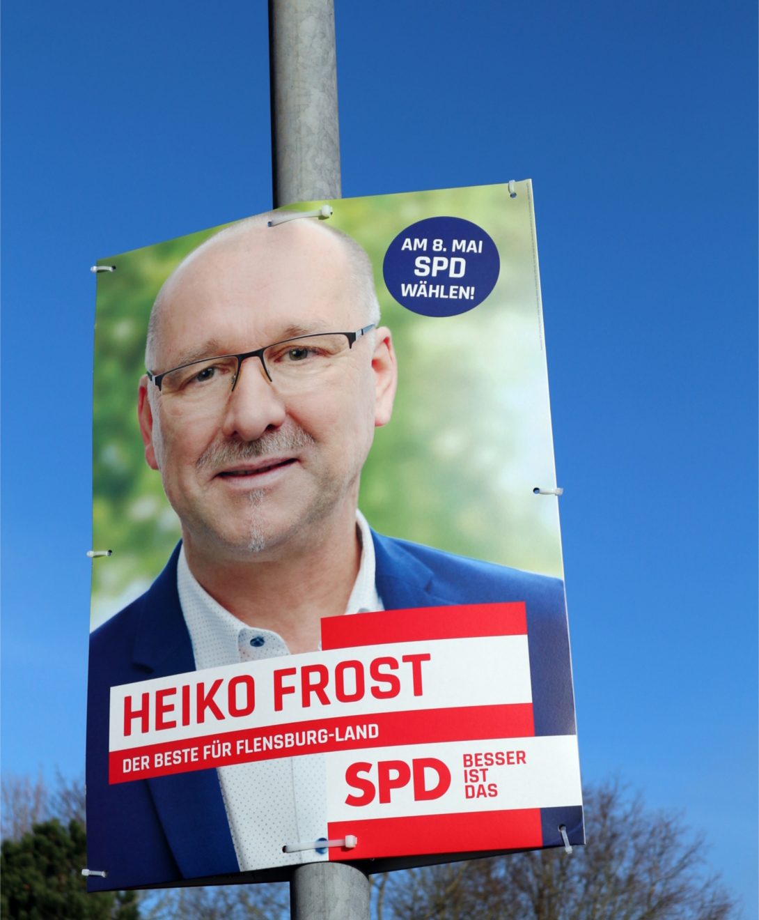 Wahlkampfplakat Landtagswahl SH 2022, Heiko Frost