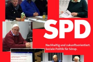Kollage Bilder Mitgliederversammlung SPD OV Sörup