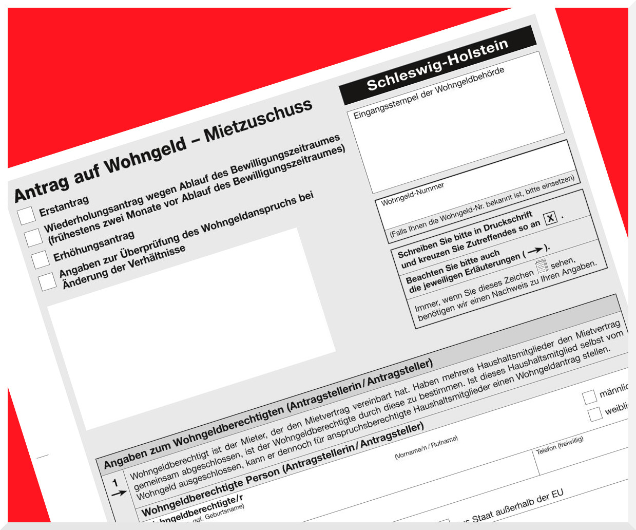 Kopie Formular Wohngeldantrag