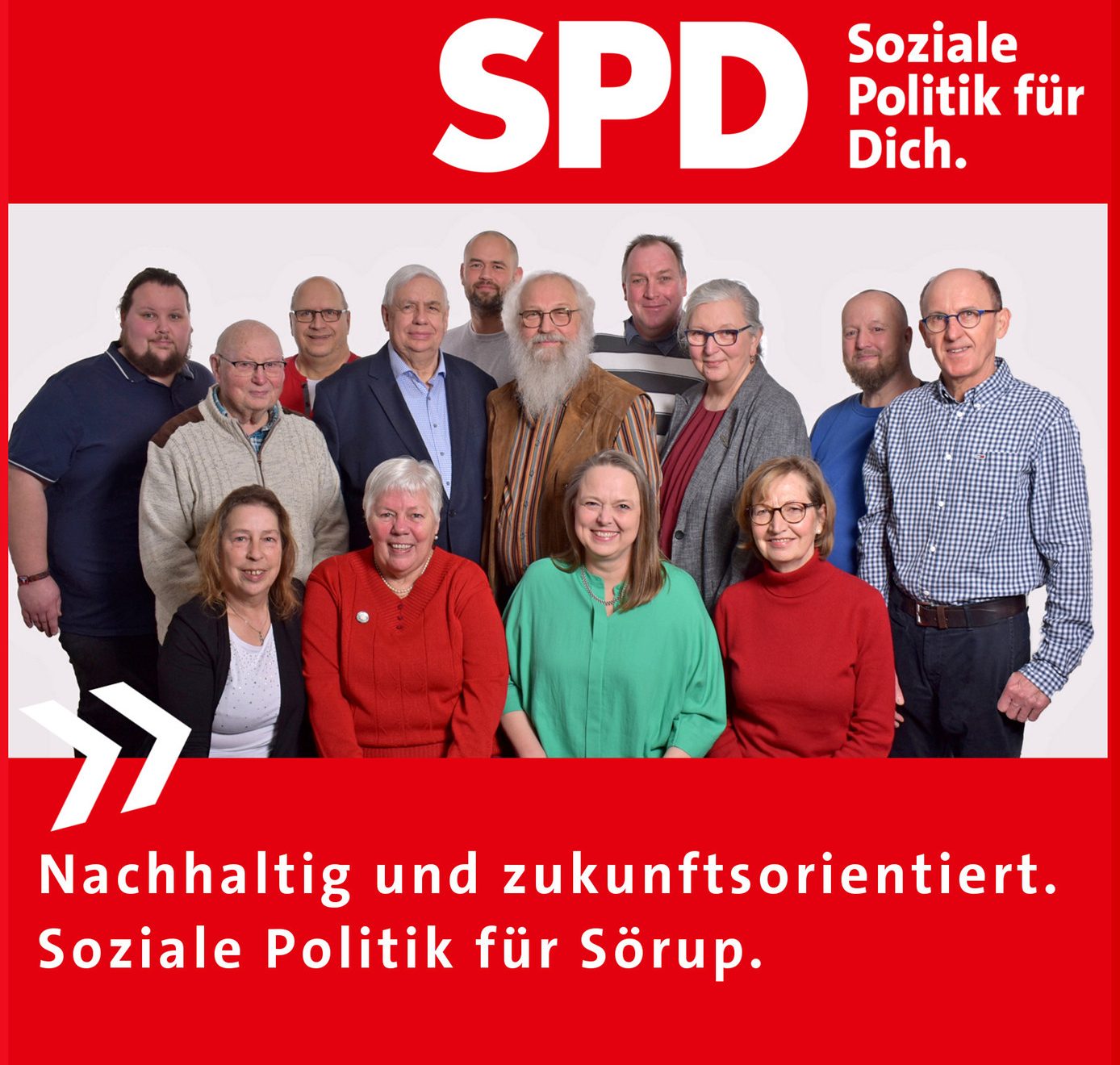 Gruppenfoto Kandidierende Kommunalwahl 14.5.2023