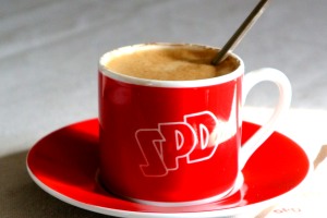 Tasse mit SPD Aufdruck