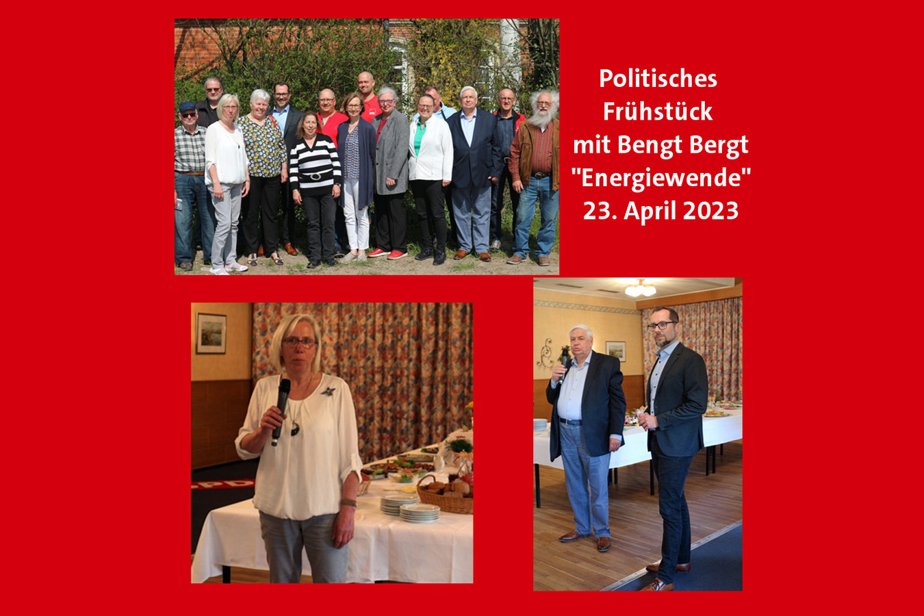 Bilder vom politischen Frühstück 23.4.23