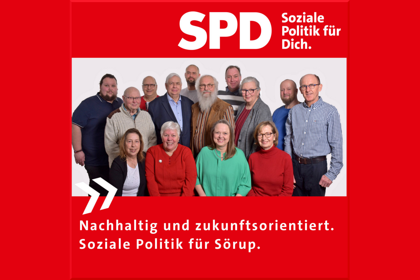 Gruppenfoto Kandidierende Sörup